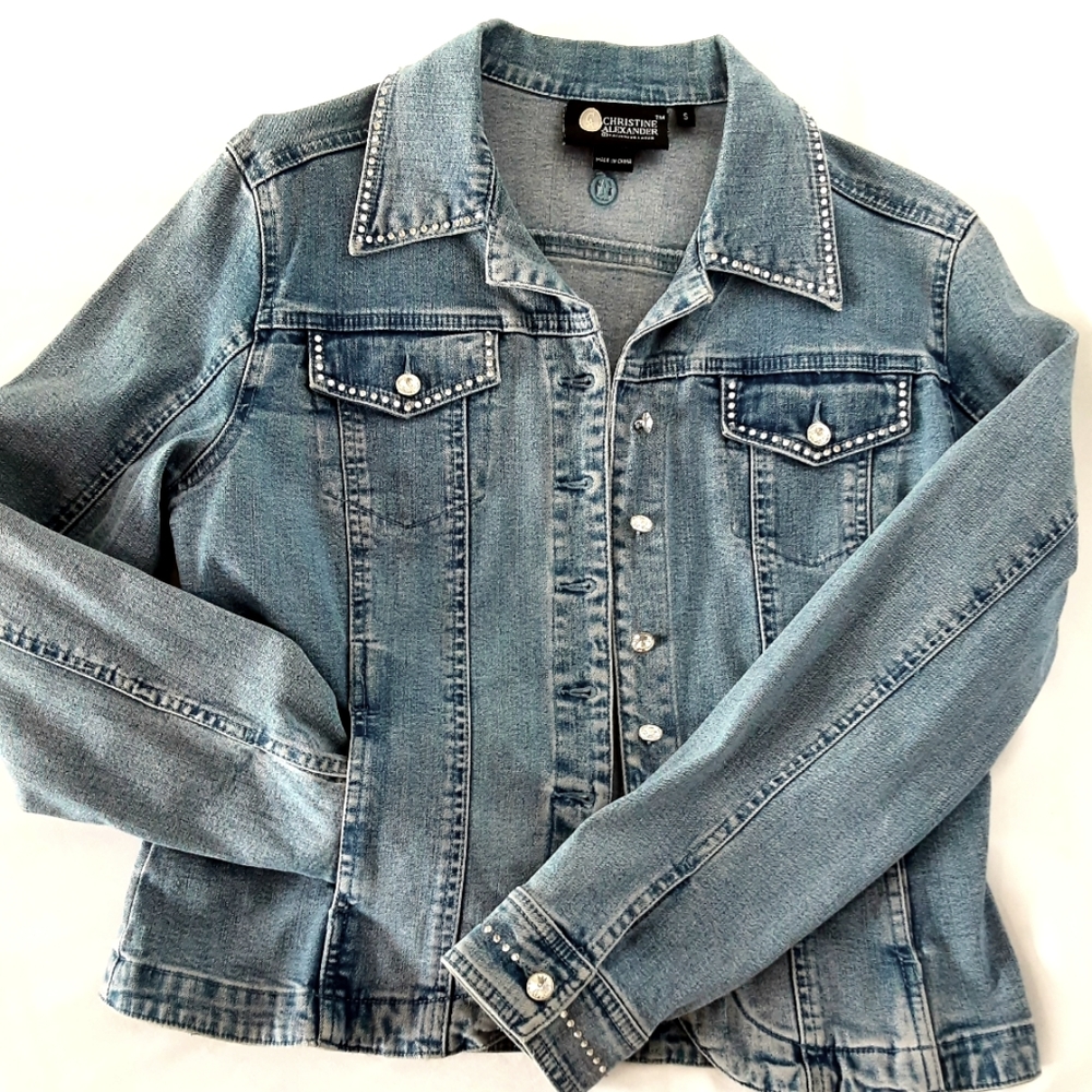 Christine Alexander Jean jacket